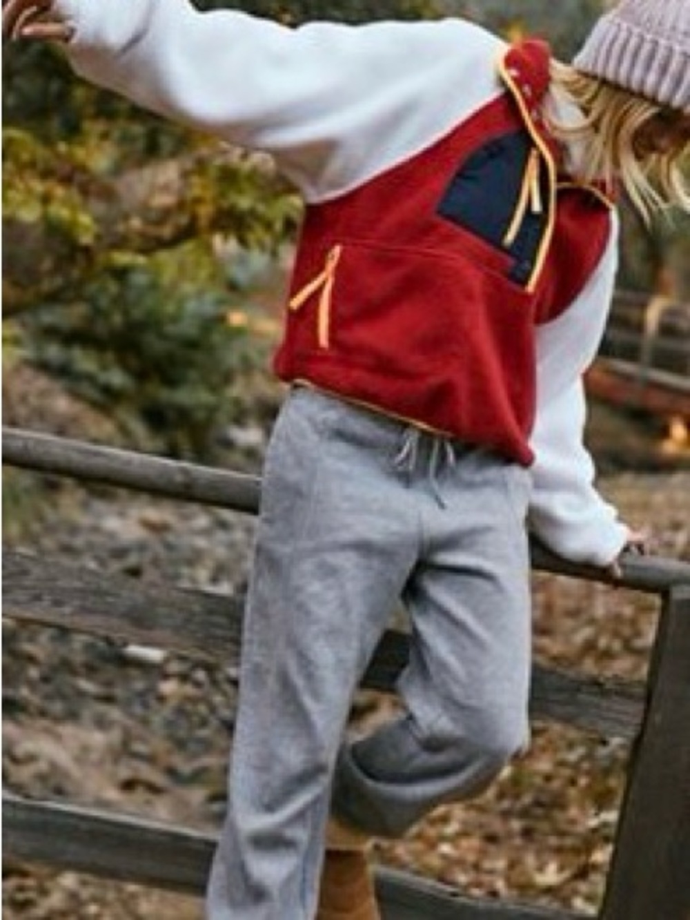 NWT FP Movement Hit The Slopes Colorblock Fleece Pullover